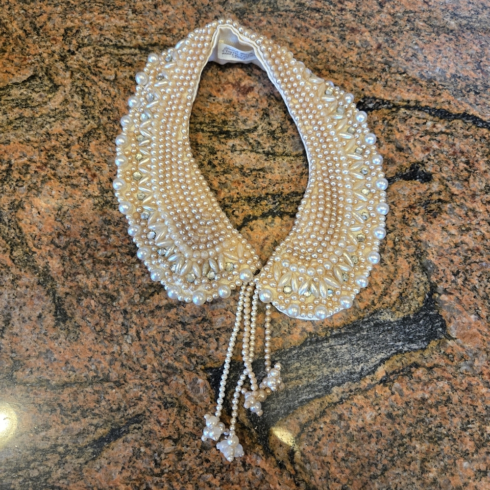 Vintage 1970s Pearl Bridal Collar – Park Bears Japan